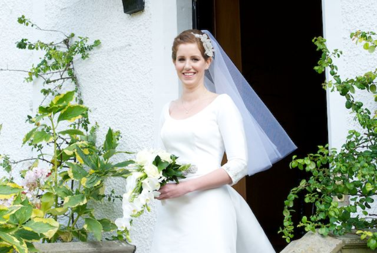 simple dress scottish wedding3