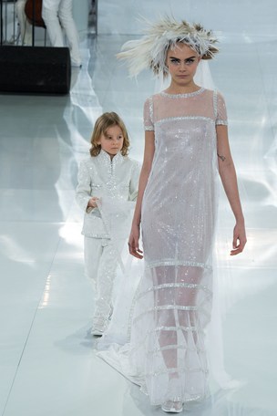 Chanel Bride with Cara Delvigne