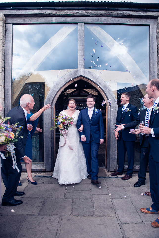 Real Bride Laura lace maggie Sottero Miss Bush Surrey (6)