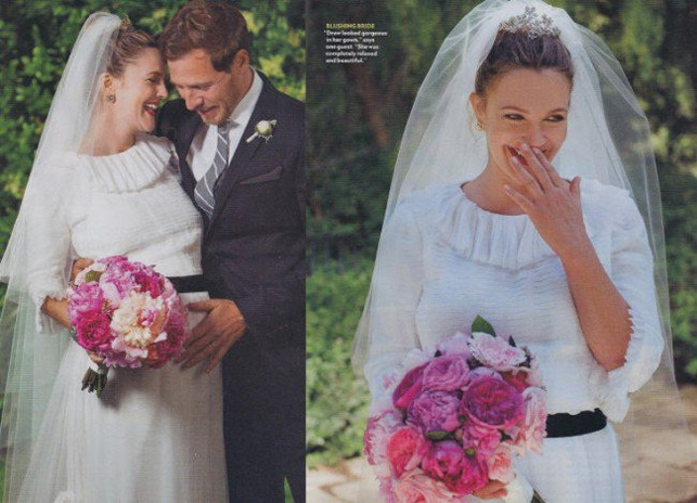 drew barrymore wedding