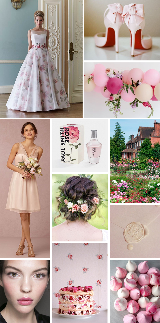 English rose wedding inspiration