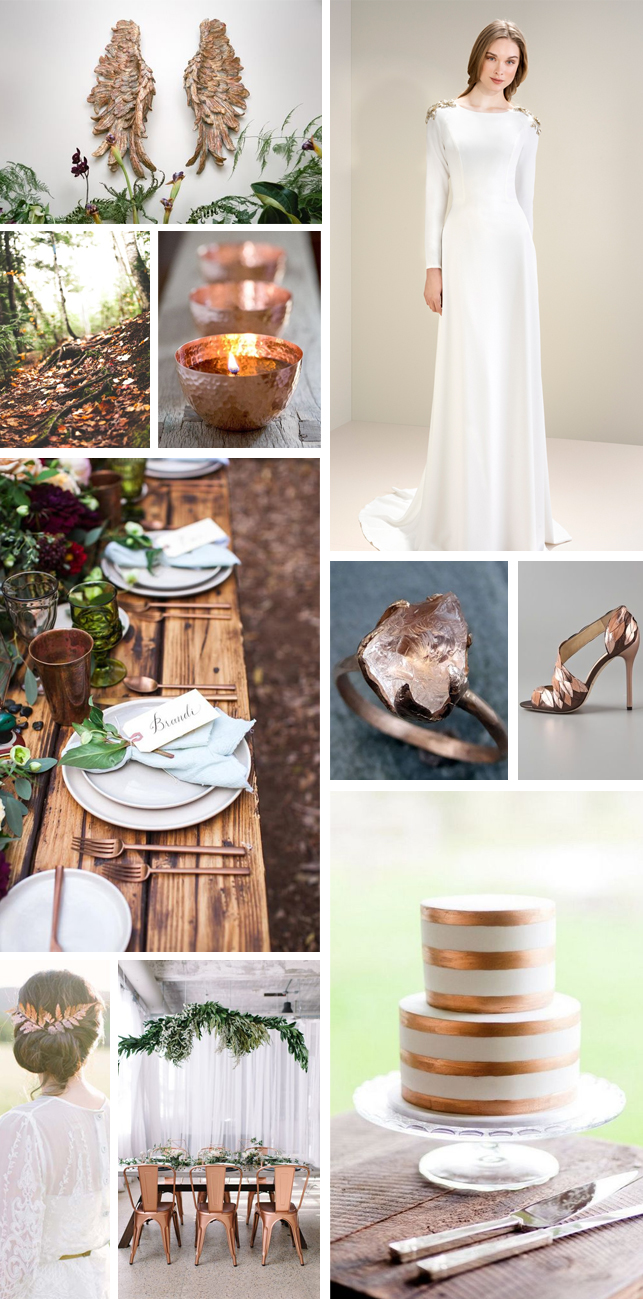 Rustic Copper Autumn Wedding Inspiration