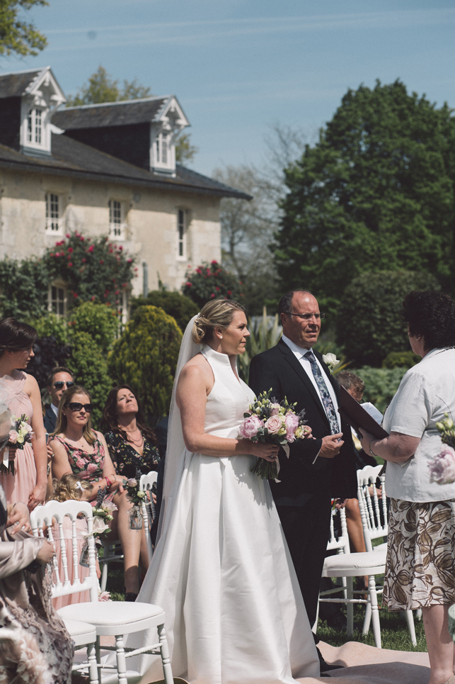 Stephanie wearing Jesus Peiro 6000 for a french chateau wedding (6)