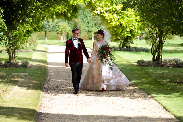 amy-wearing-sassi-holford-marilyn-floral-wedding-dress-from-miss-bush-bridal-boutique-surrey-uk-2