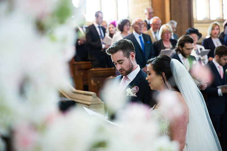 Maggie Sottero elegant traditional Surrey wedding