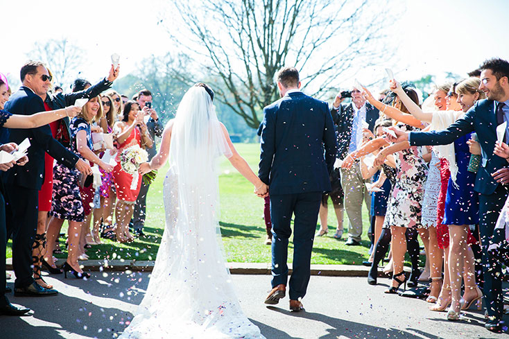 Maggie Sottero elegant traditional Surrey wedding