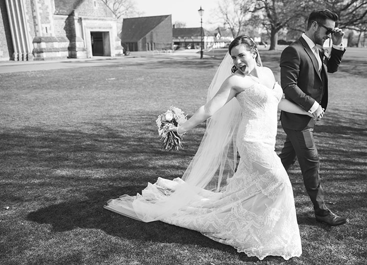 Maggie Sottero elegant traditional Surrey wedding